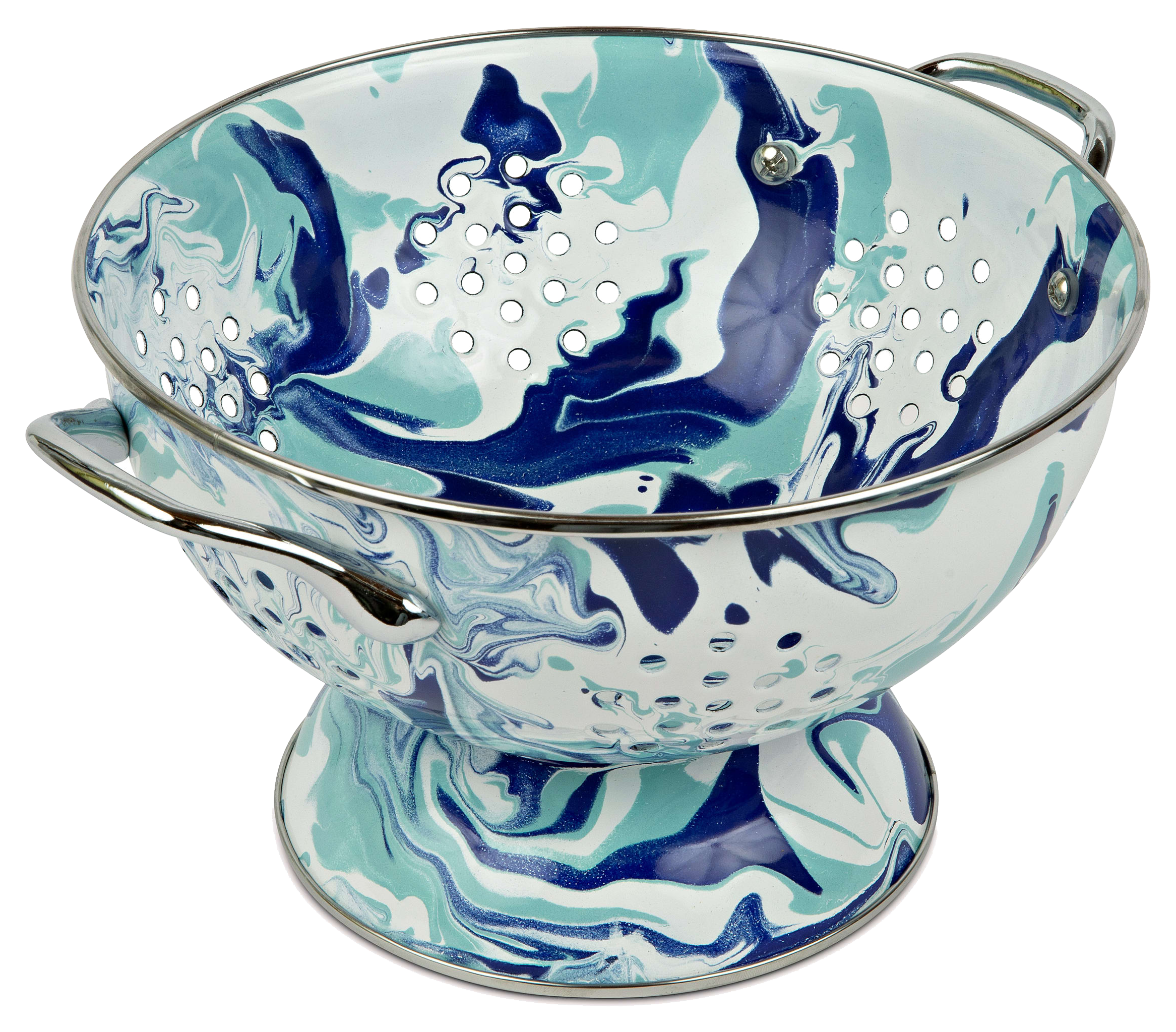 Golden Rabbit Lagoon Enamelware Medium Colander