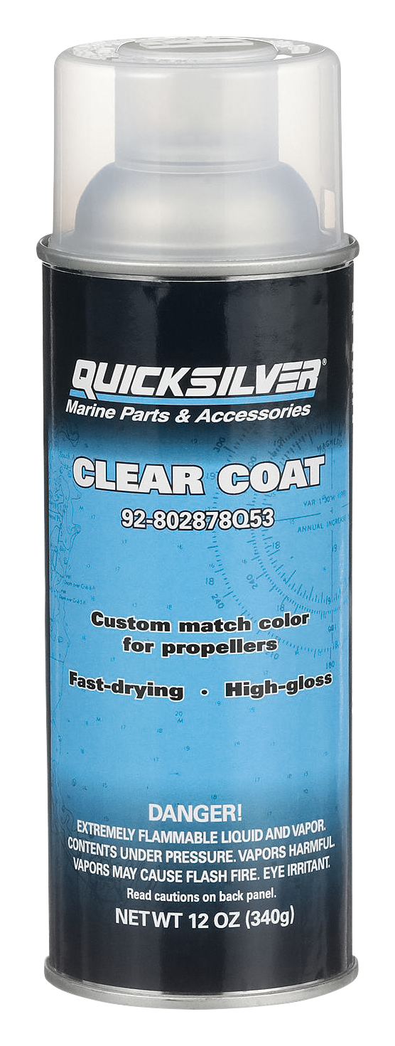 Quicksilver Clear Coat Enamel Spray Paint