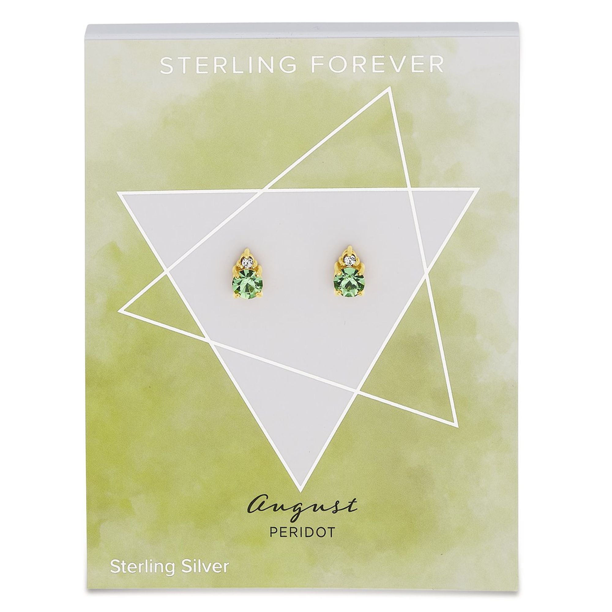 Sterling Silver Birthstone Studs