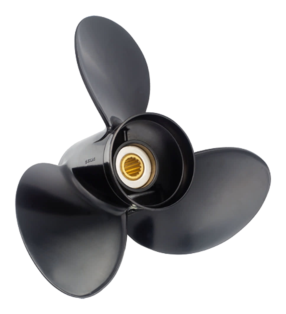 SOLAS Amita 3-E Plus Aluminum 3-Blade Propeller for Johnson/Evinrude