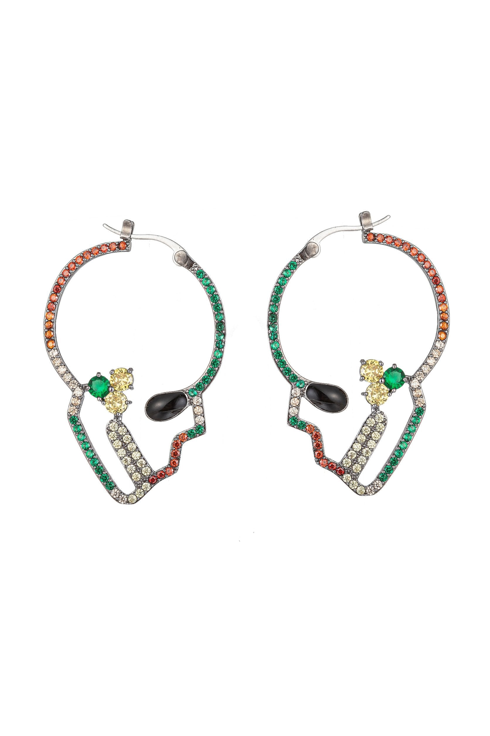 Skull Head Earrings