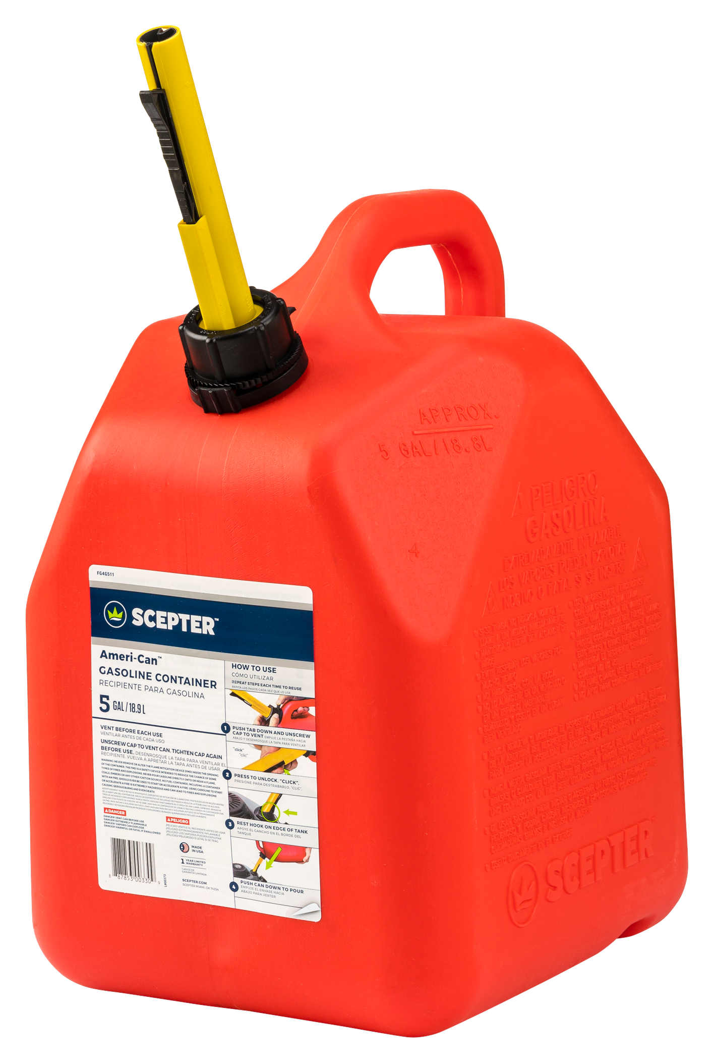 Scepter Ameri-Can 5-Gal. Gasoline Can