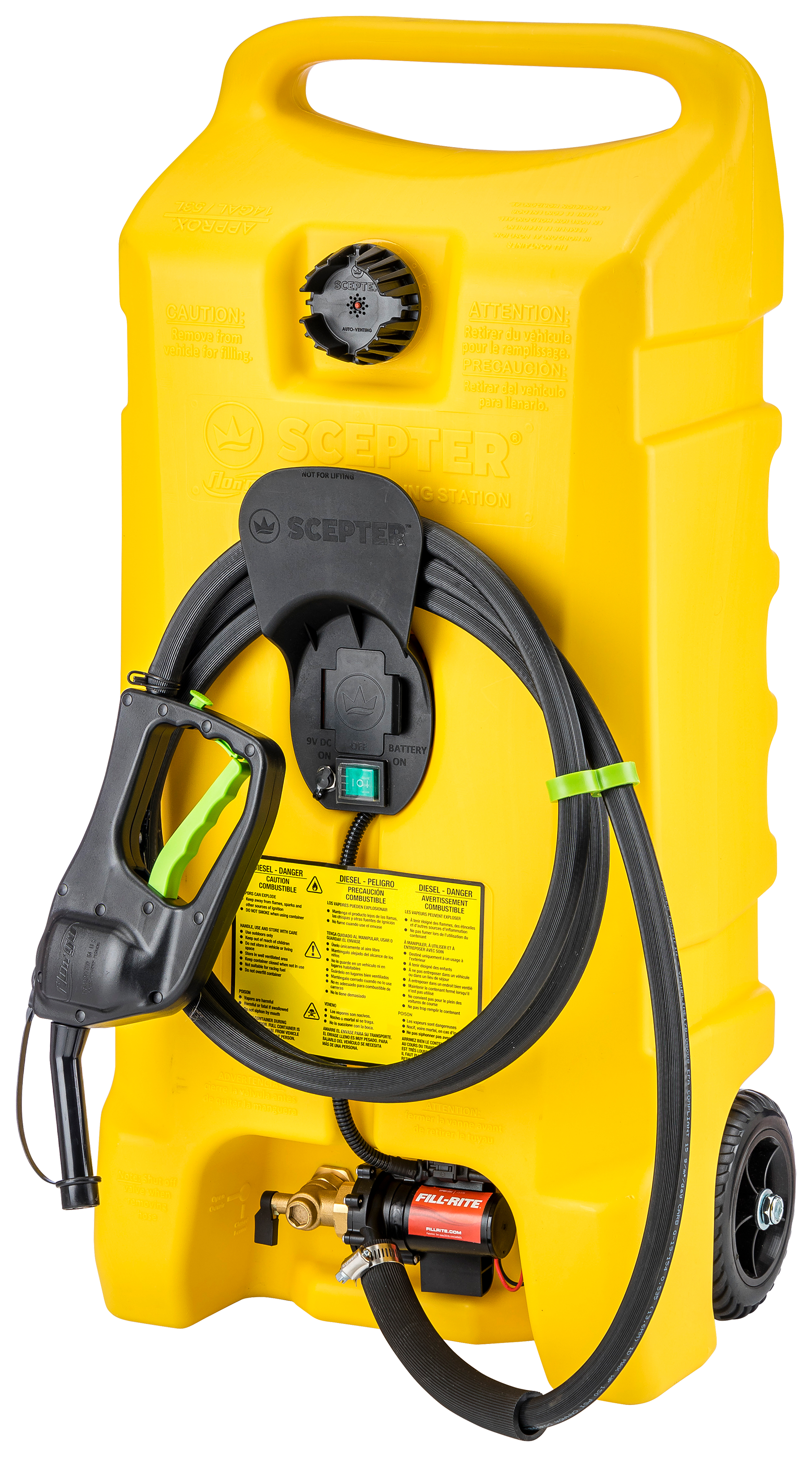 Scepter Powered 14-Gal. Diesel Fueling Station
