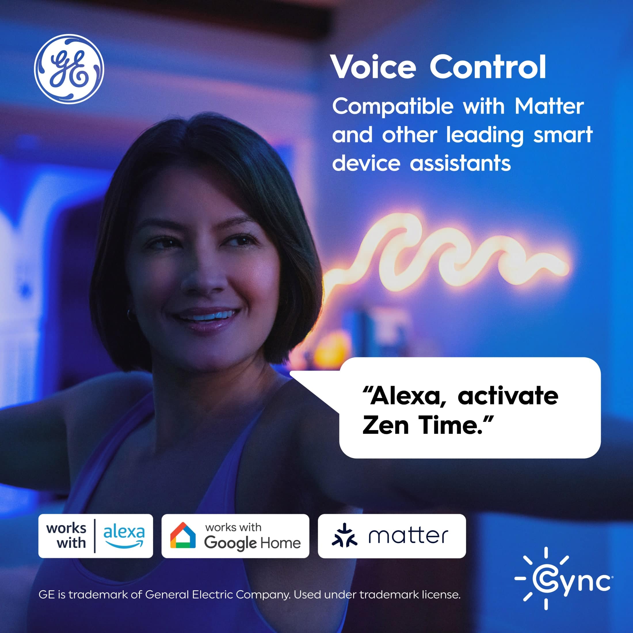 Cync - Direct Connect 100W A21 - Matter (1-Pack) - Full Color