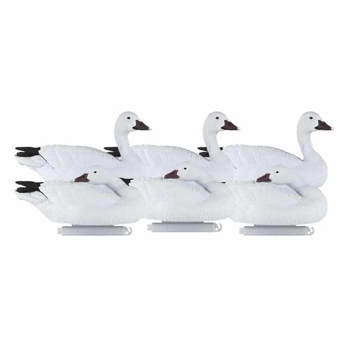 Dakota Decoys X-Treme Snow Goose Floater Decoys 6 Pack