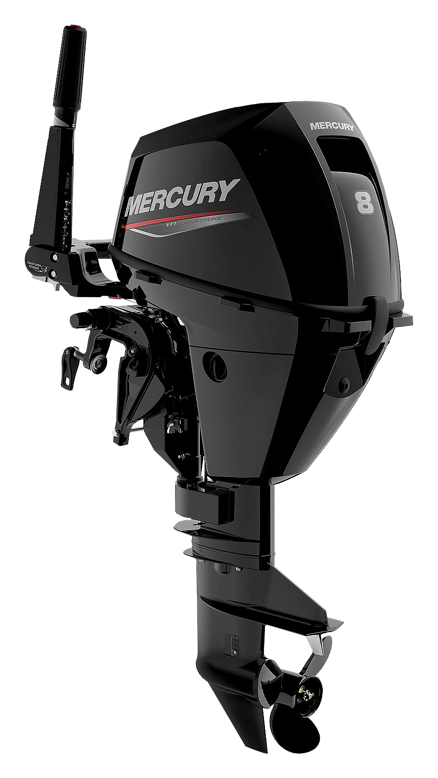 Mercury 8hp EFI Tiller FourStroke Outboard 20" Motor Shaft