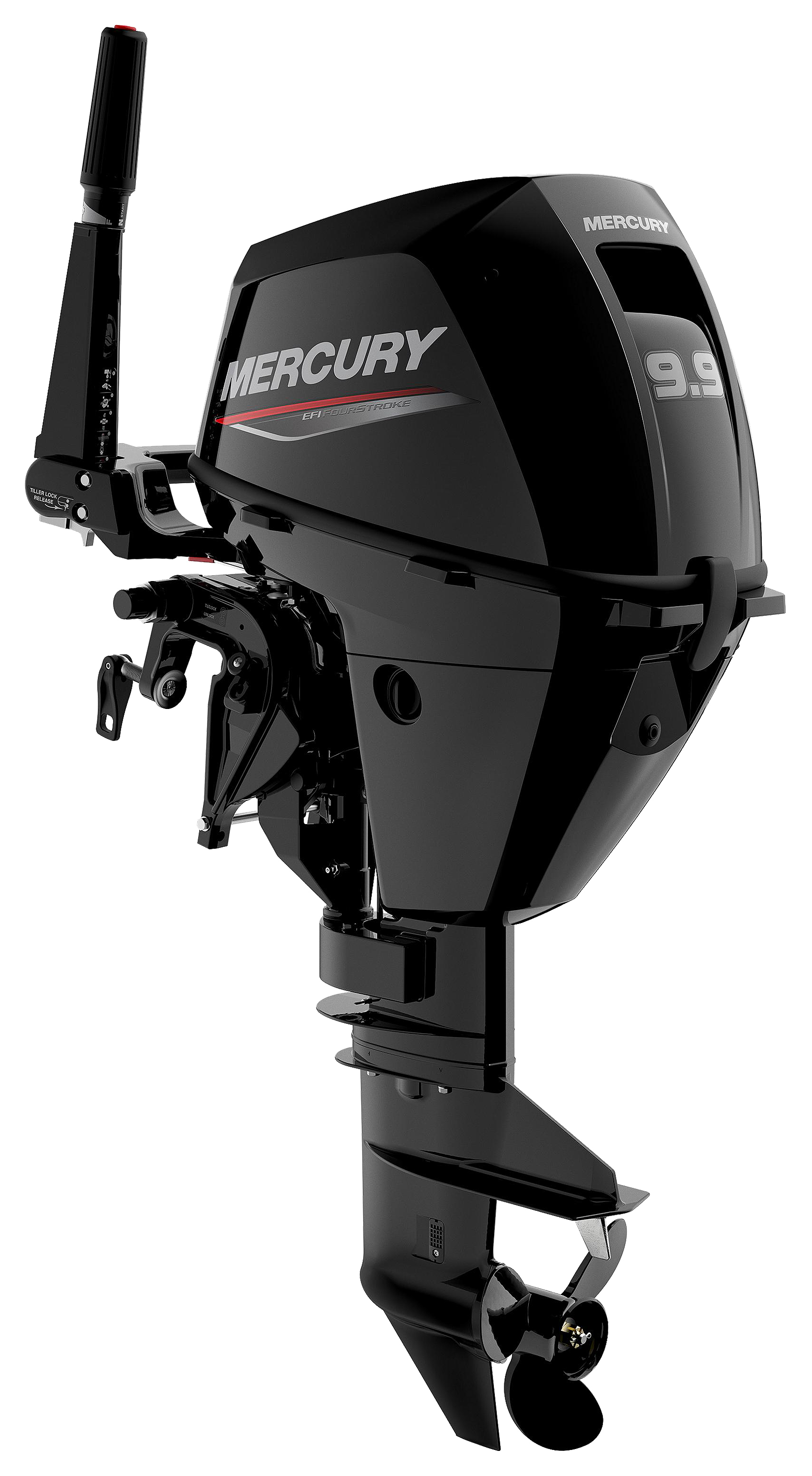 Mercury 9.9hp EFI Tiller FourStroke Outboard Motor With 20" Shaft