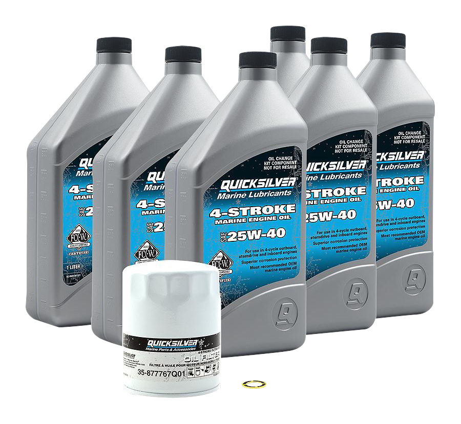 Quicksilver Oil Change Kit for Mercury L4 Verado 4-Stroke Engines