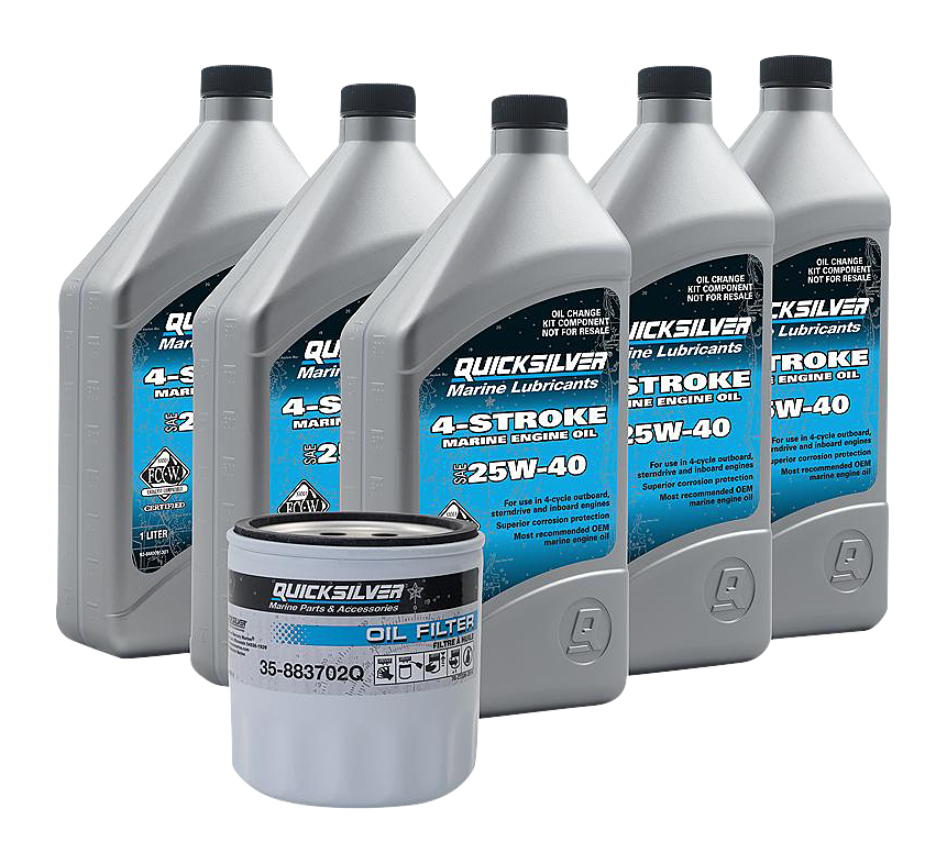 Quicksilver Oil Change Kit for Mercury Sterndrive and Inboard V6 Engines
