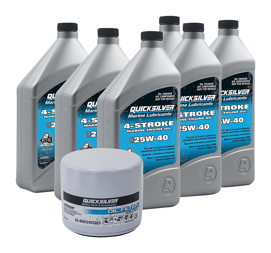 Quicksilver Oil Change Kit for Mercury Sterndrive and Inboard Engines