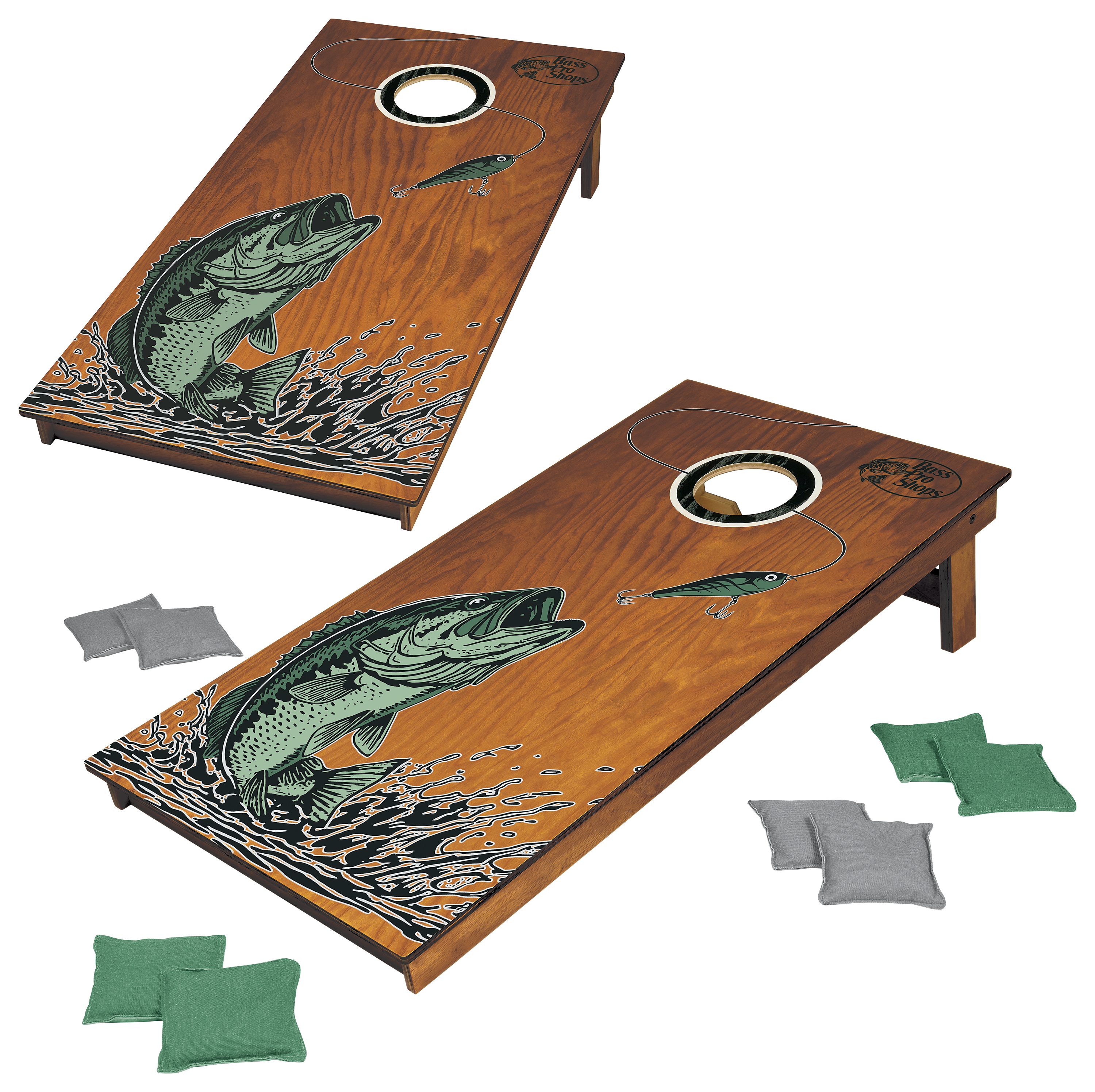 Bass Pro Shops Bass Regulation Cornhole Bean Bag Game Set