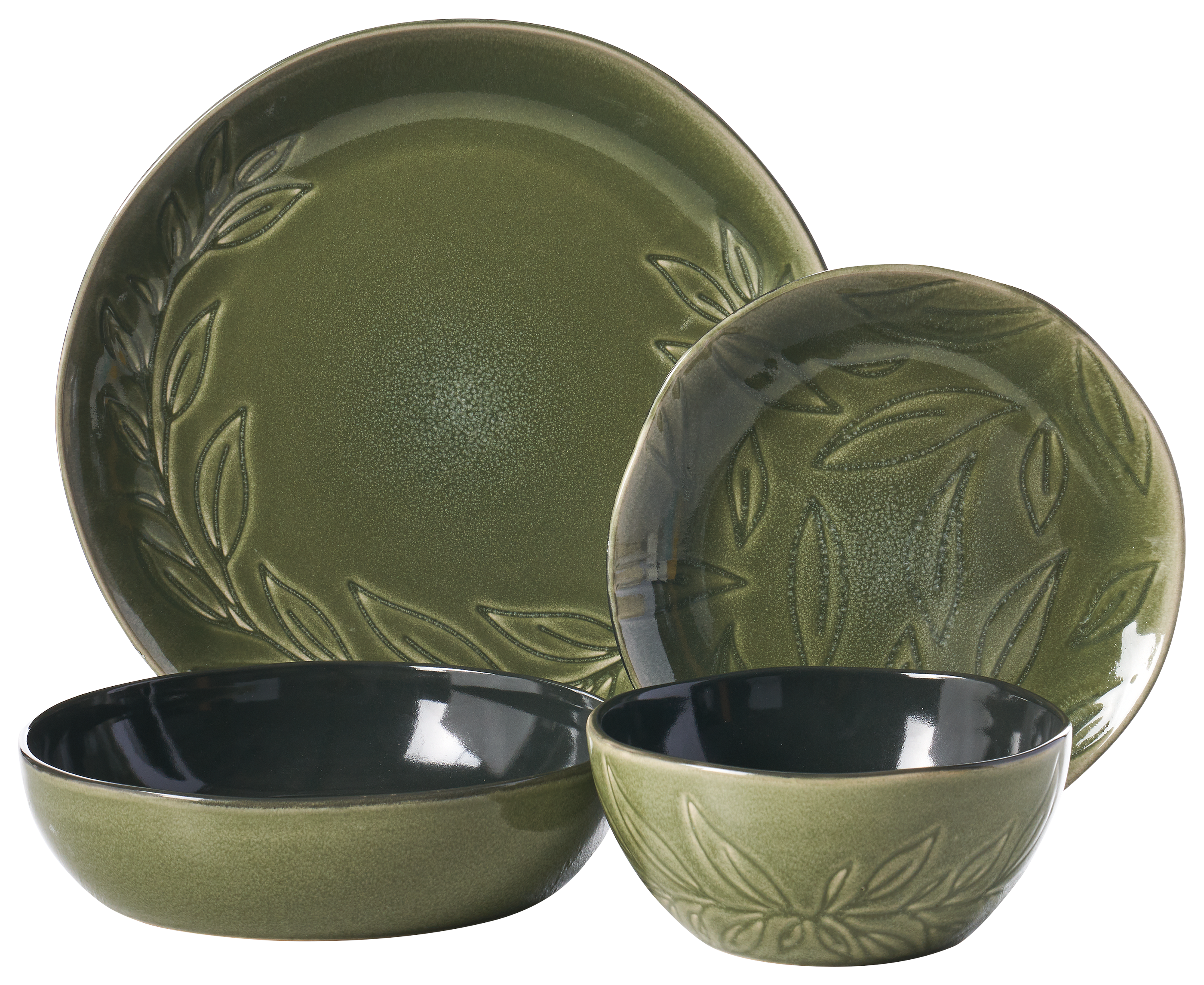 White River Home Whispering Meadows 16-Piece Dinnerware Set