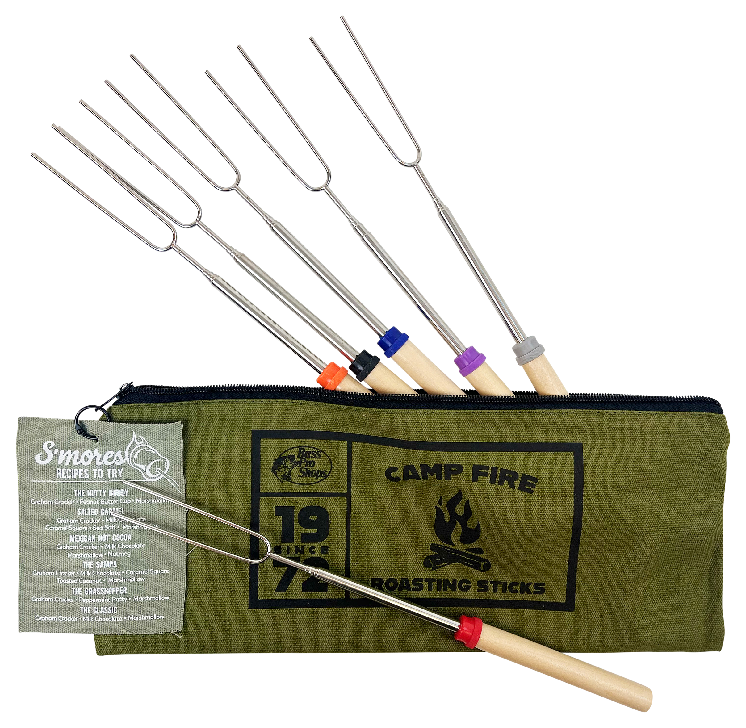 Bass Pro Shops S'mores Roasting Sticks and Bag