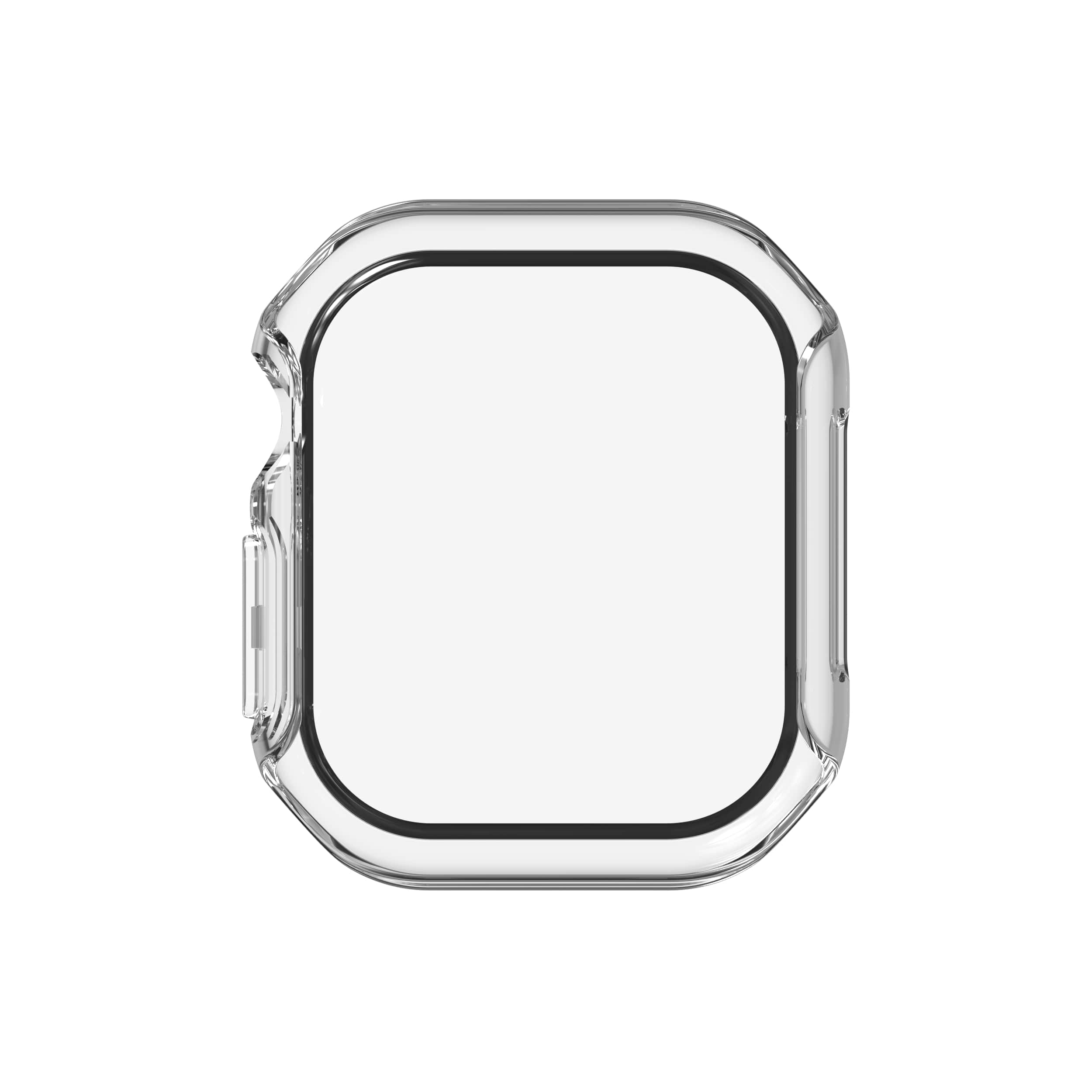 ZAGG - InvisibleShield Glass Elite 360 Integrated Bumper + Screen Protection for Apple Watch Series 11/10 Small - Clear