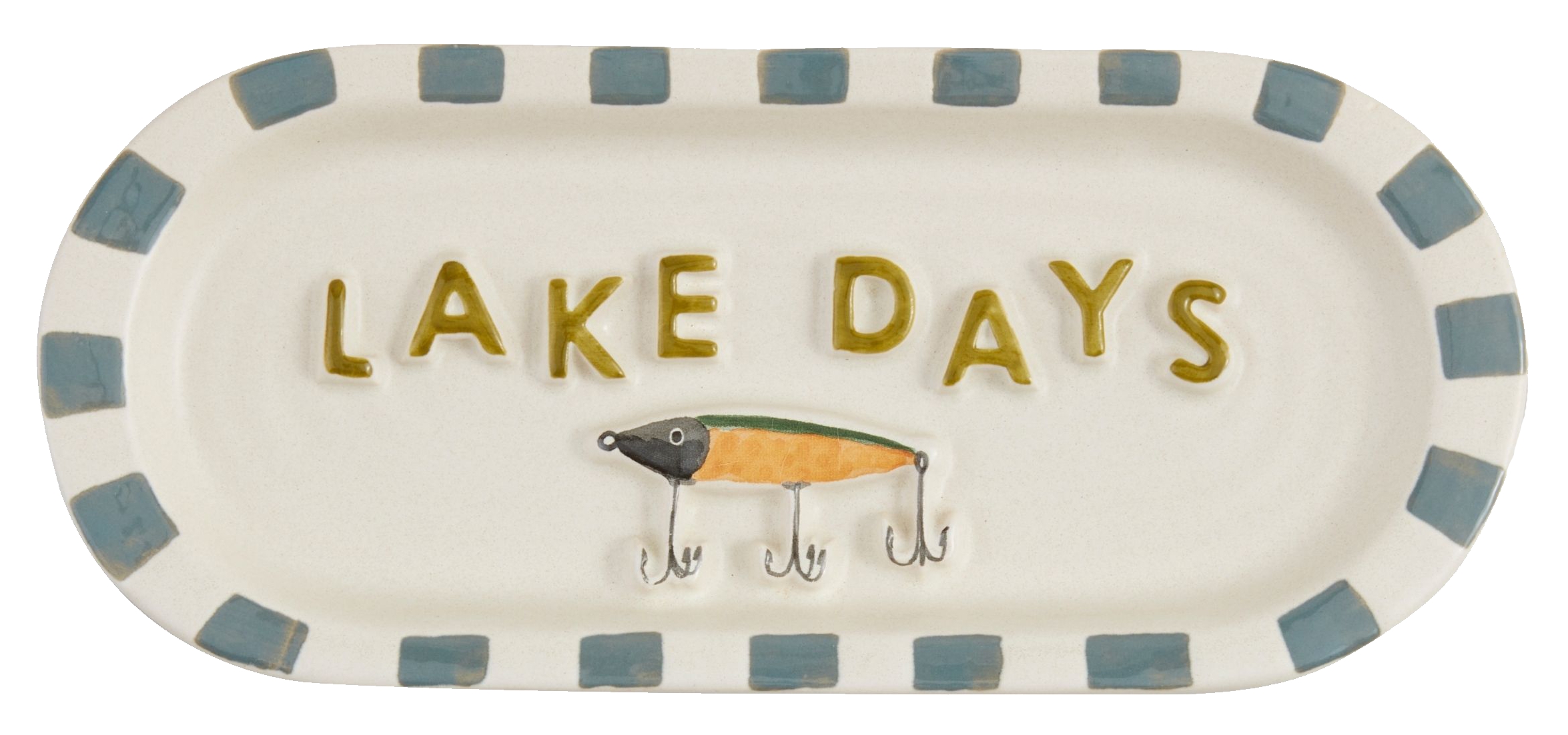 Mud Pie Lake Days Everything Tray