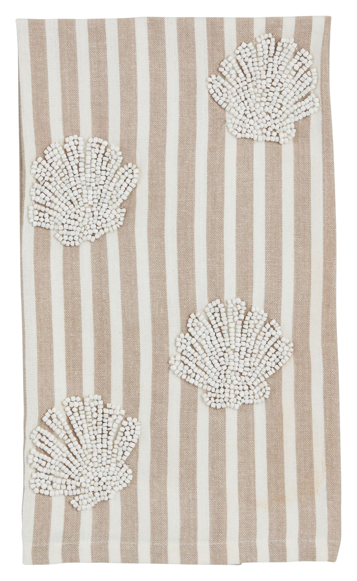 Mud Pie Shell Beaded Hand Towel