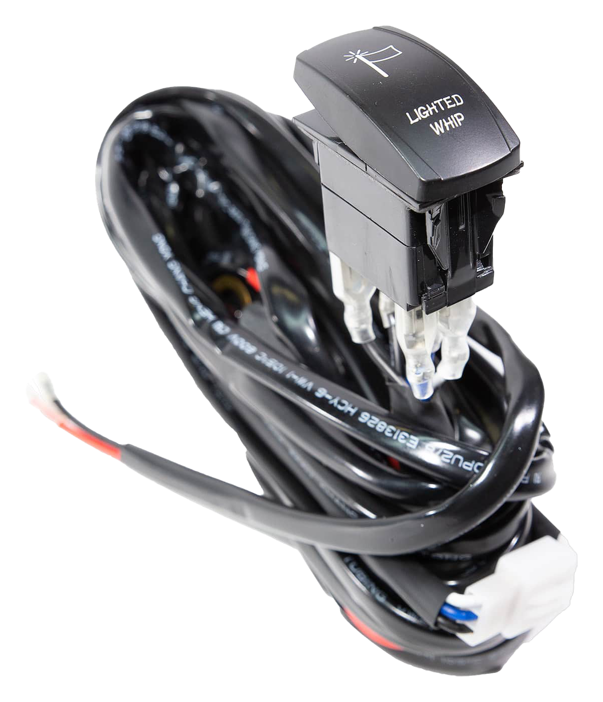 Whip It Light Rods LED Whip Rocker Switch with Harness