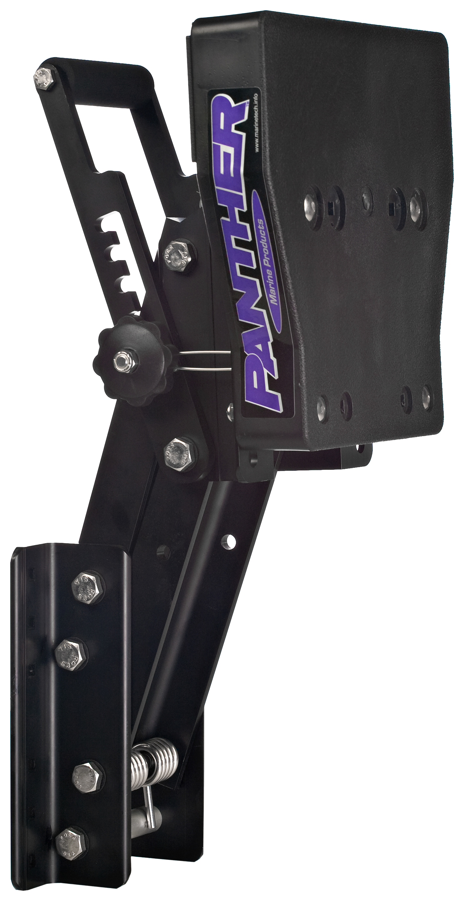 MarineTech Products Panther Marine Manual Motor Tilt and Trim Lightweight Outboard Aluminum Bracket