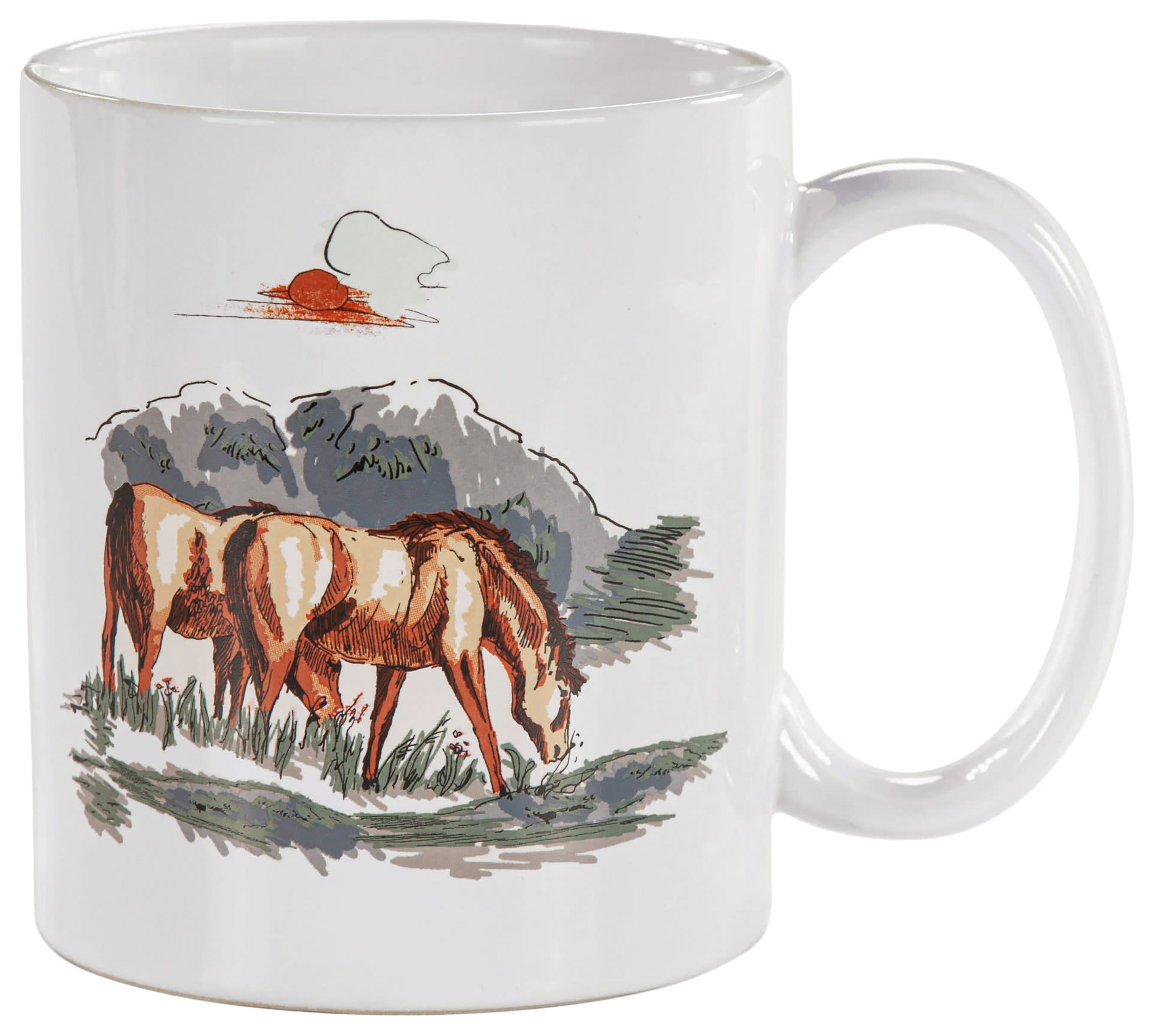 HiEnd Accents Ranch Life Remuda Mugs