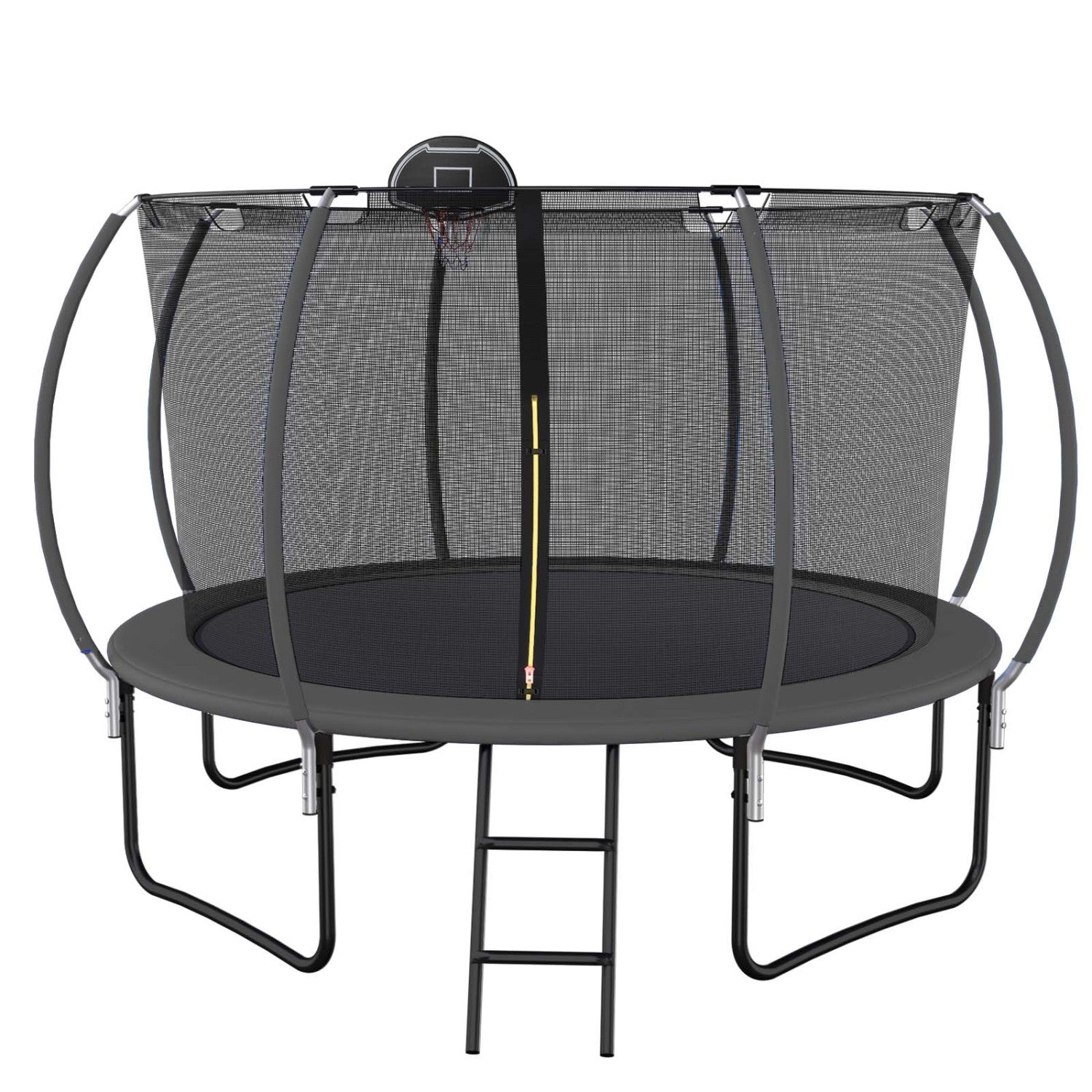 Streamdale 12' Trampoline with Safety Net & Basketball Hoop