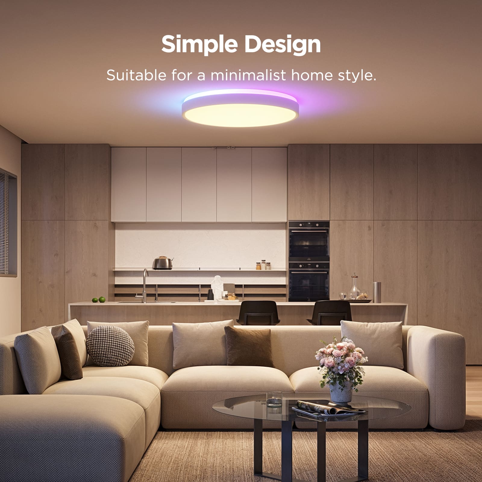Govee - RGBICWW 15inch Ceiling Light Pro