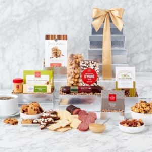 California Delicious GI01677U Shimmering Silver Gift Tower