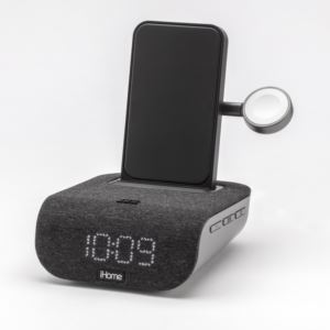 iHome IWBTW200B TimeBase Pro+ Triple Charging Bluetooth Alarm Clock