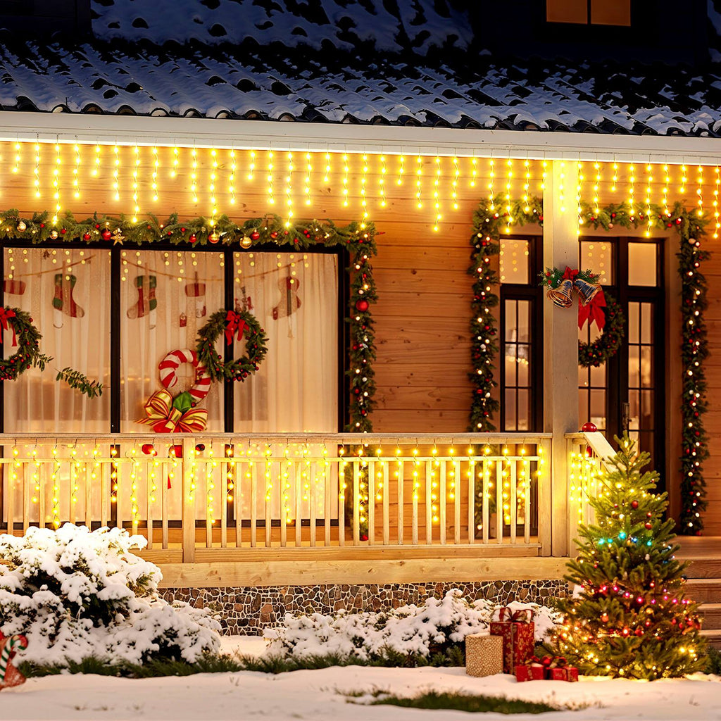 Govee - RGBIC 32.8ft Icicle Lights - Multi