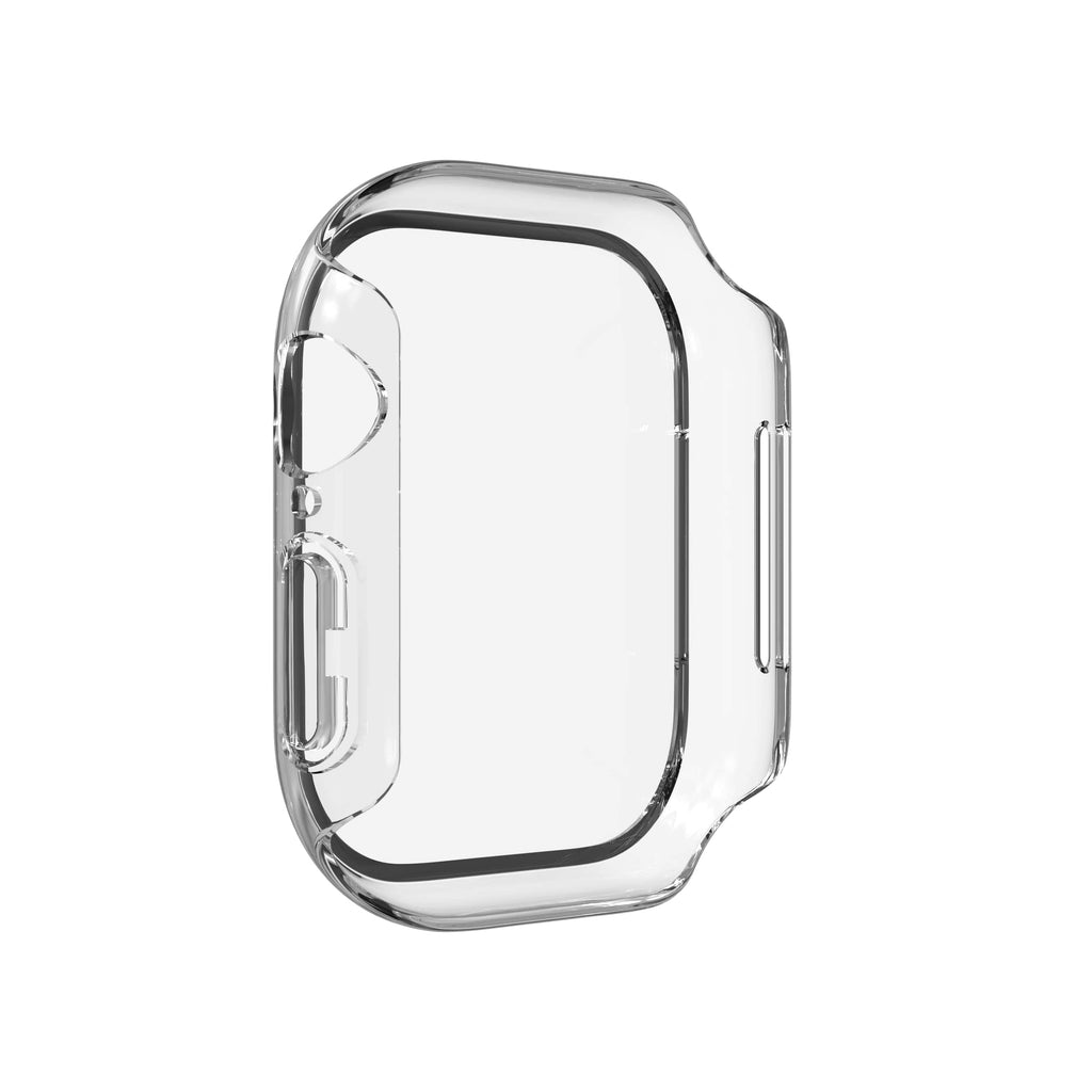 ZAGG - InvisibleShield Glass Elite 360 Integrated Bumper + Screen Protection for Apple Watch Series 11/10 Large - Clear
