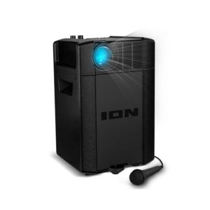Ion Audio IPA119B Projector Deluxe Indoor/Outdoor Projector and Speaker