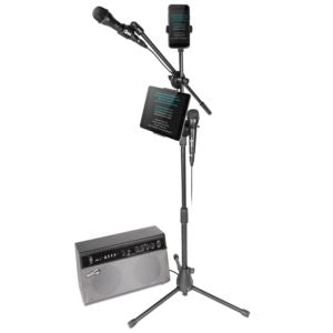 RockJam KSK-BK-V Karaoke Speaker Super Kit Black