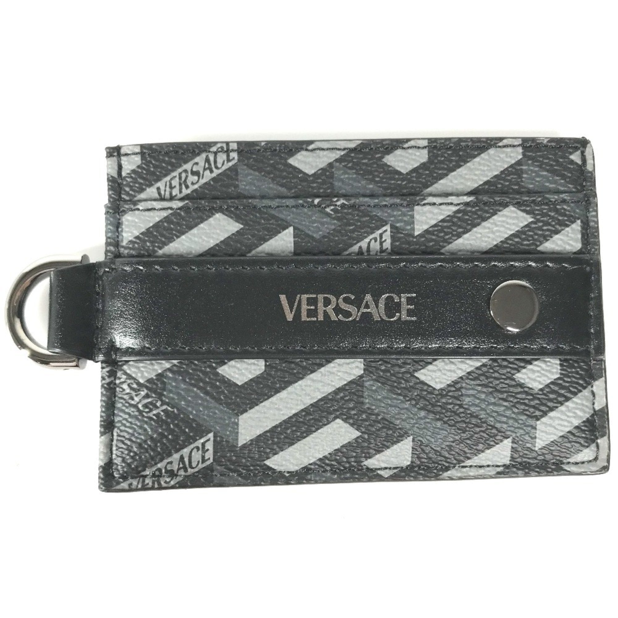 Versace  Leather Card Case (Pre-Owned)
