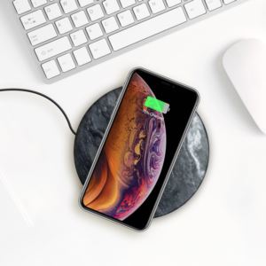 WP0103010-024 Einova Wireless 10W Qi Charging Stone - Black Marble