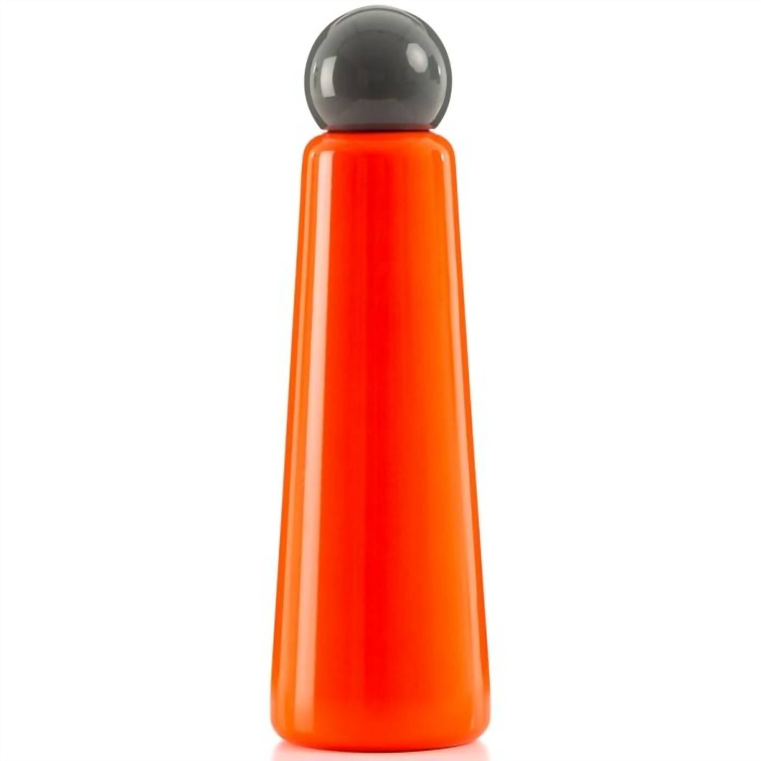 Skittle Jumbo Water Bottle In Coral/dark Gray