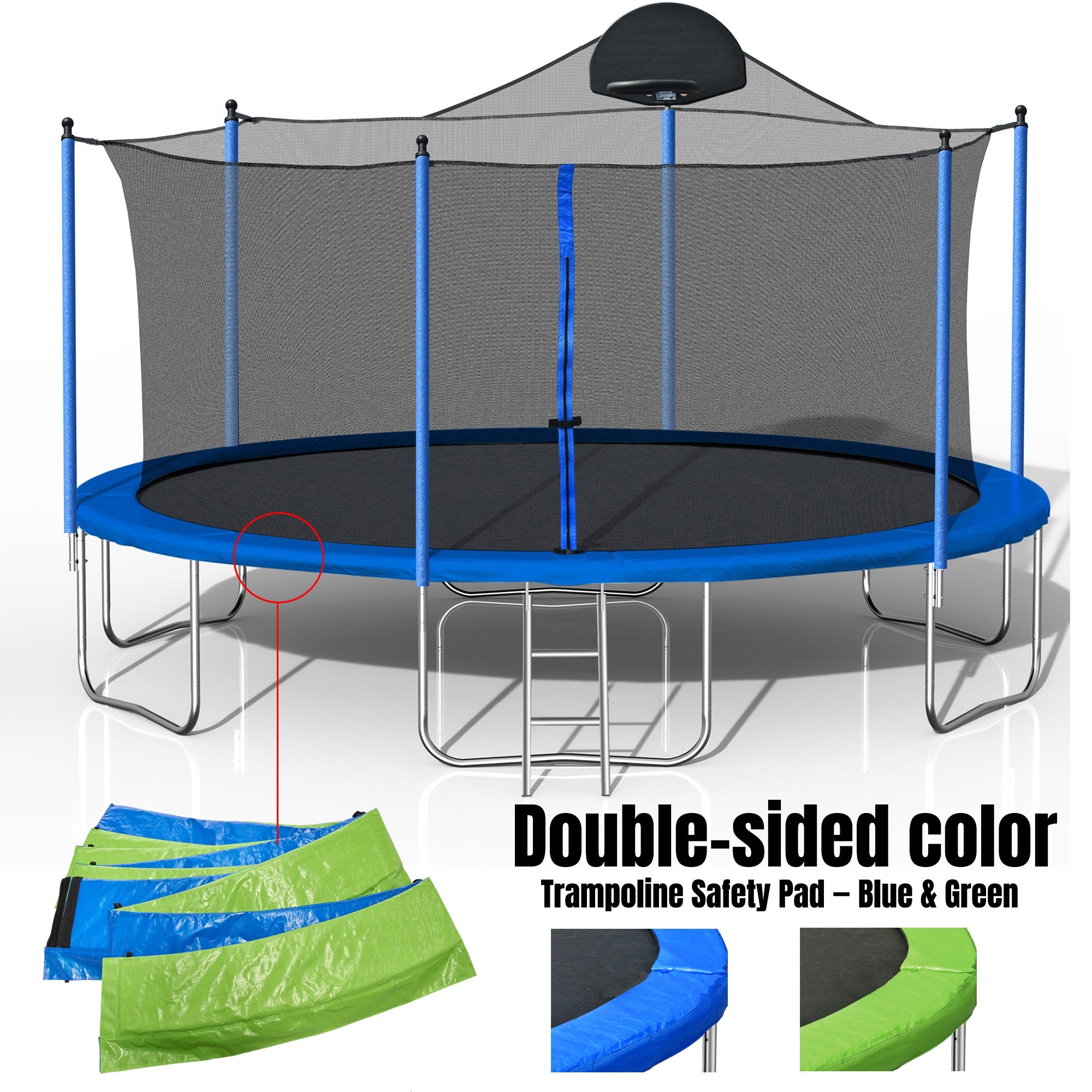 Streamdale 14FT Trampoline with Hoop