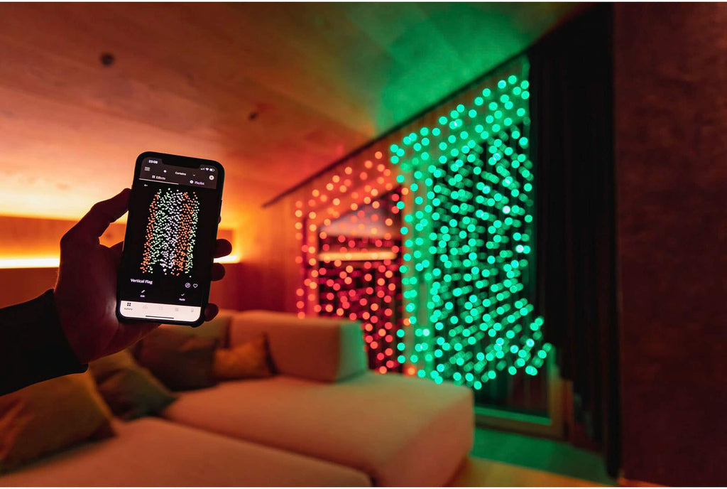 Twinkly - Smart Light Curtain 210 RGB + LED Generation II - Multi