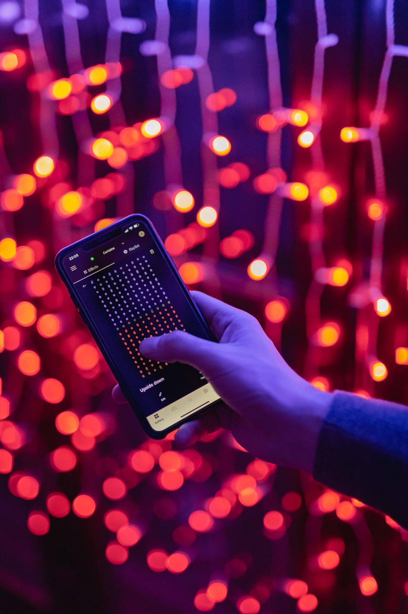 Twinkly - Smart Light Curtain 210 RGB + LED Generation II - Multi