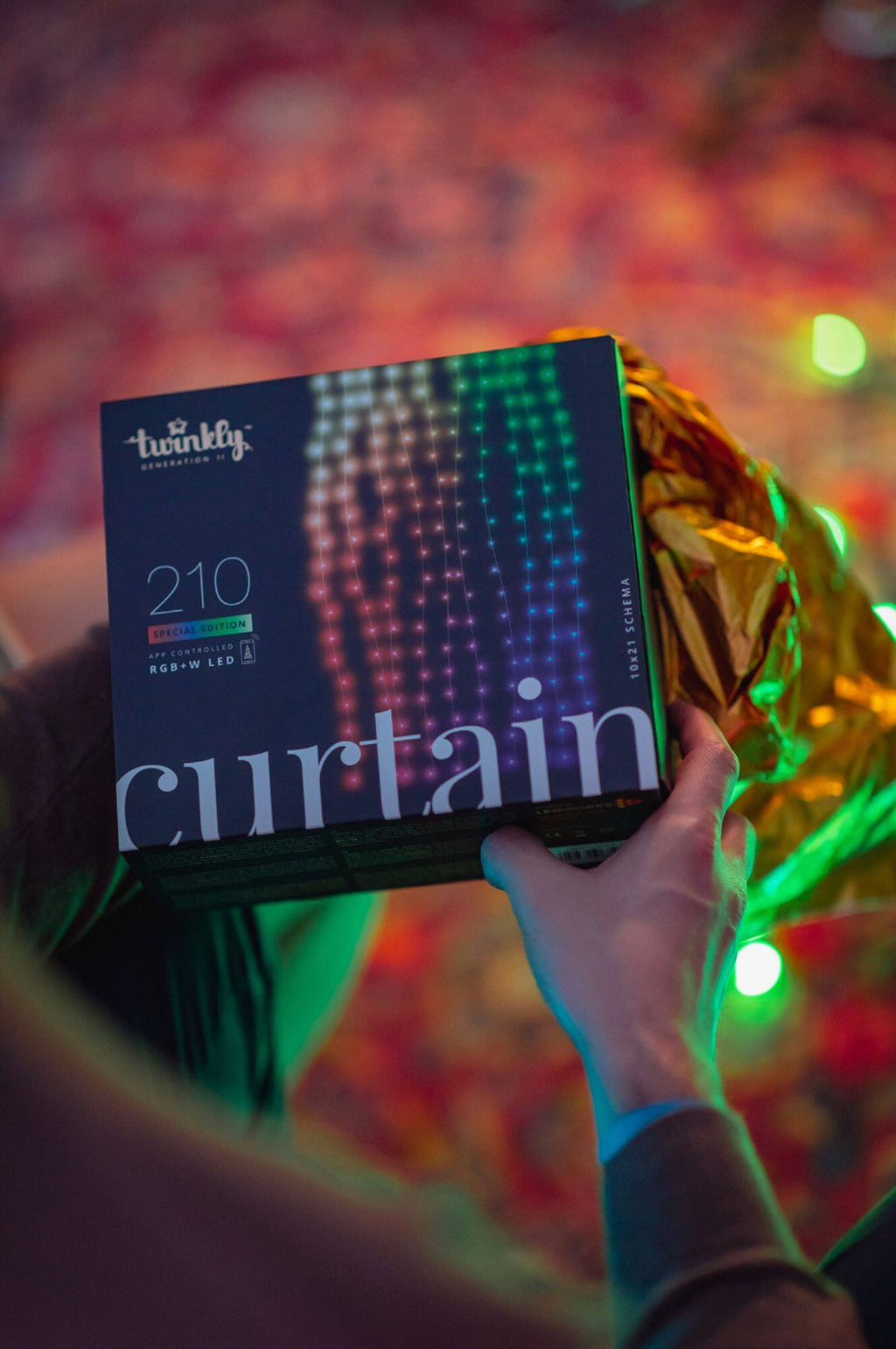 Twinkly - Smart Light Curtain 210 RGB + LED Generation II - Multi