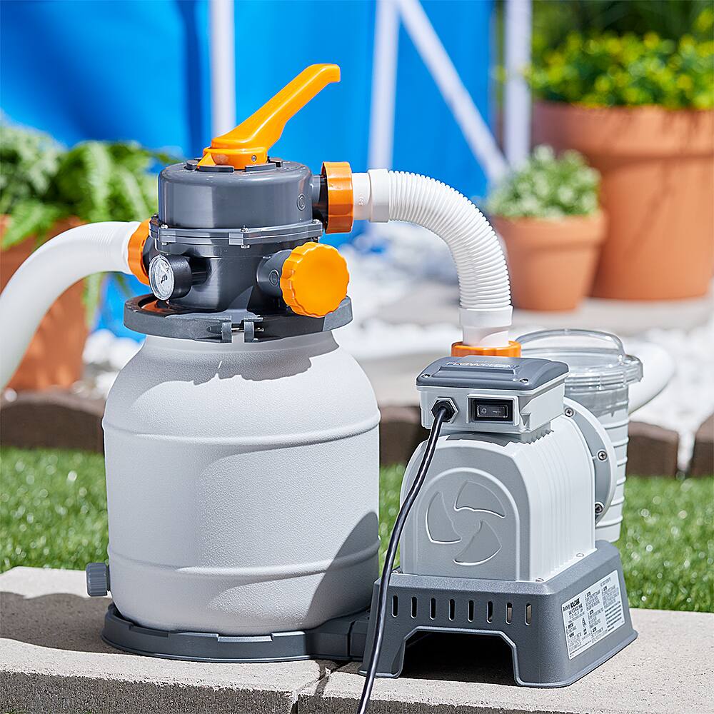 Bestway - 58498E Durable Flowclear 1500 Gallon Sand Filter for Swimming Pools - Multi