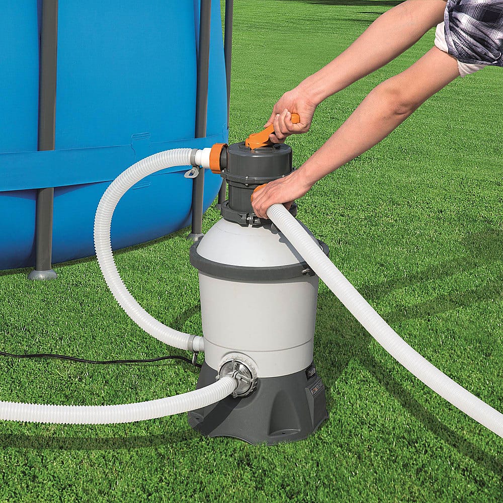 Bestway - 58498E Durable Flowclear 1500 Gallon Sand Filter for Swimming Pools - Multi
