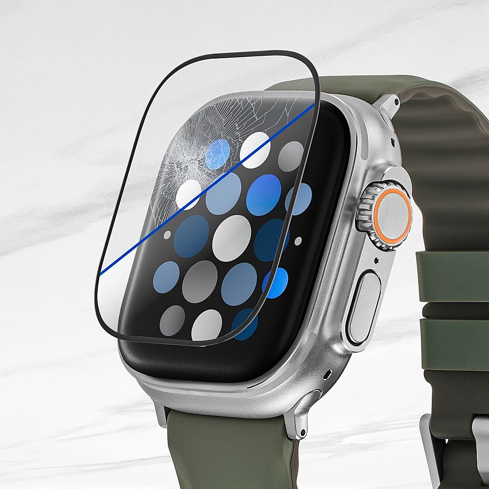 Insignia™ - Tempered Glass Screen Protectors for Apple Watch Ultra 49mm (2-Pack) - Clear