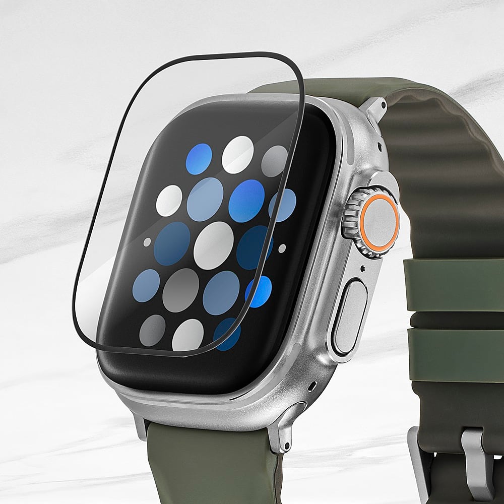 Insignia™ - Tempered Glass Screen Protectors for Apple Watch Ultra 49mm (2-Pack) - Clear