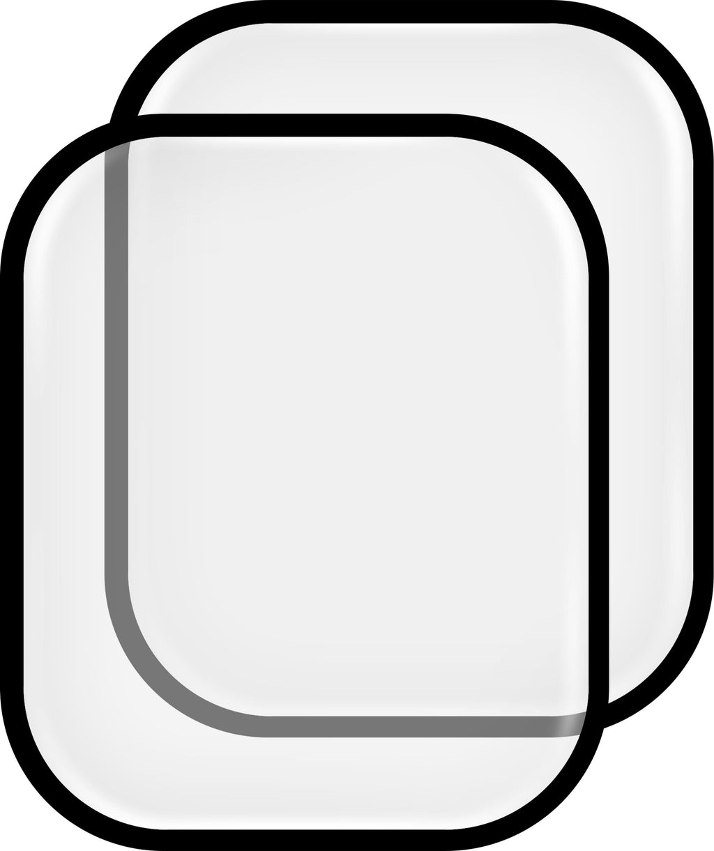 Insignia™ - Hybrid Glass Screen Protectors for Apple Watch 41mm (2-Pack) - Clear
