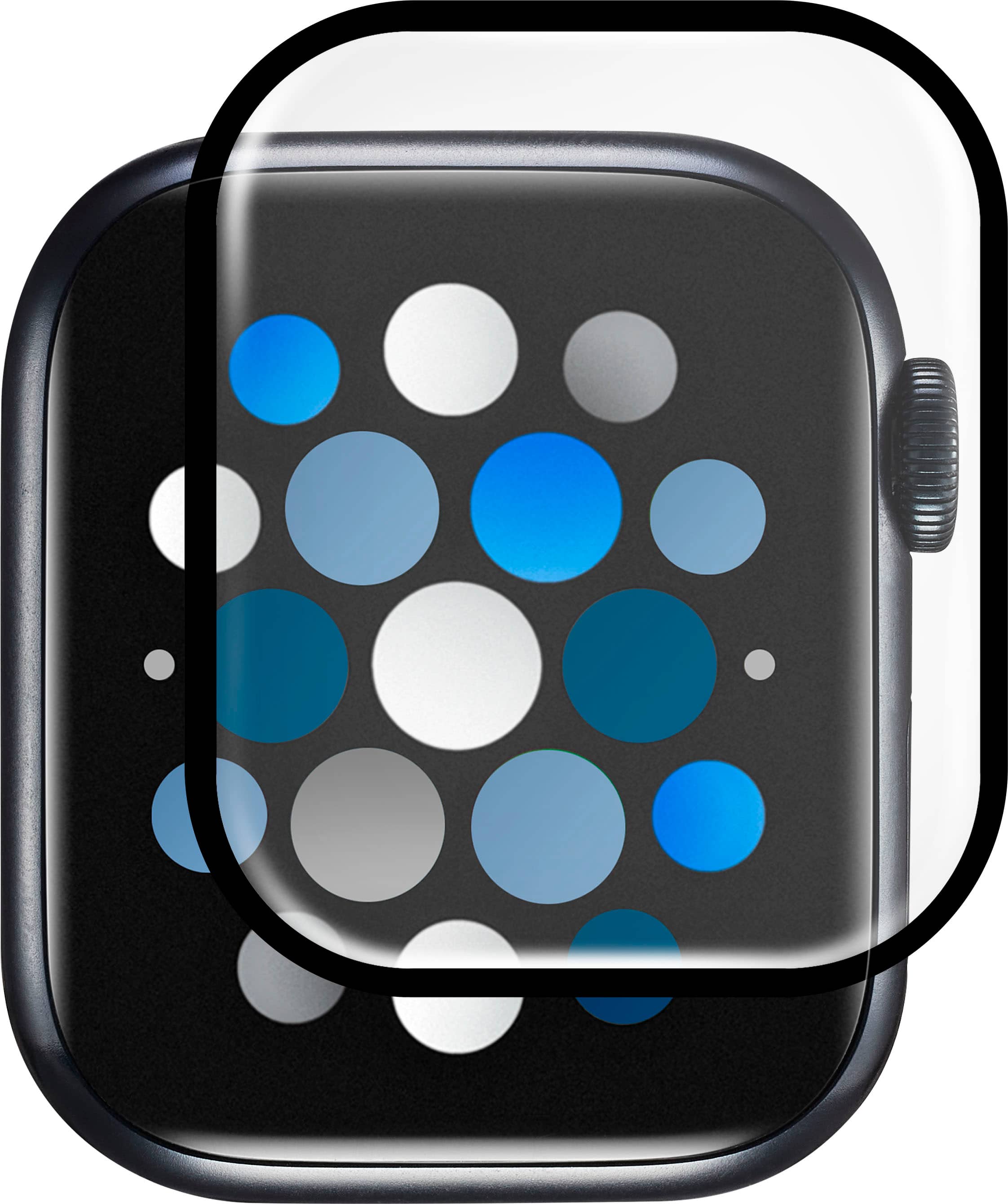 Insignia™ - Hybrid Glass Screen Protectors for Apple Watch 41mm (2-Pack) - Clear