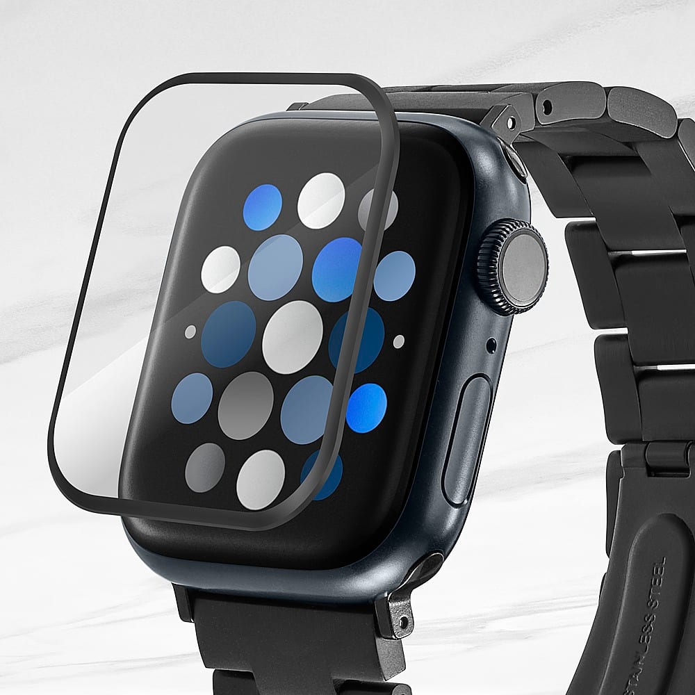 Insignia™ - Hybrid Glass Screen Protectors for Apple Watch 41mm (2-Pack) - Clear