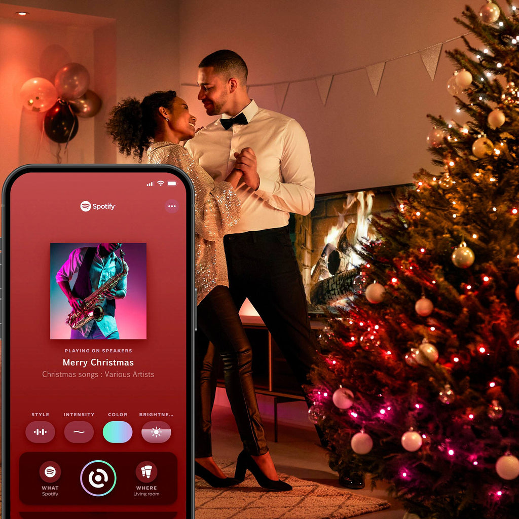 Philips - Hue Festavia 65-Foot 250-LED Smart String Lights - White and Color Ambiance