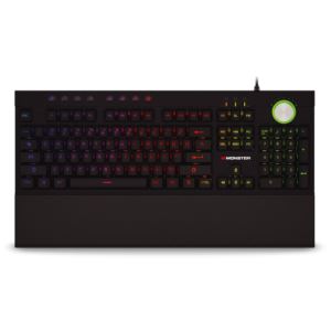 Monster 2MNGK0307B0E2 Alpha 5.0 LED Mechanical PC Gaming Keyboard