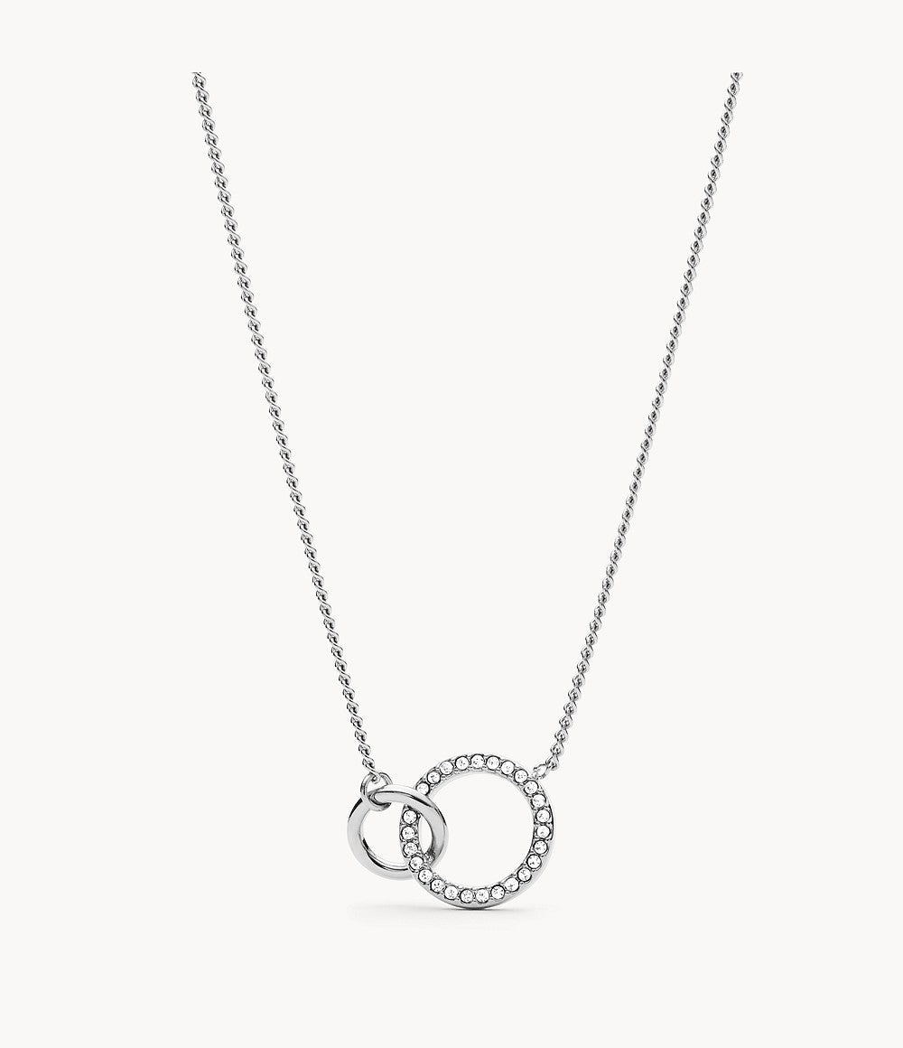 Fossil Women's Stainless Steel Pendant Necklace