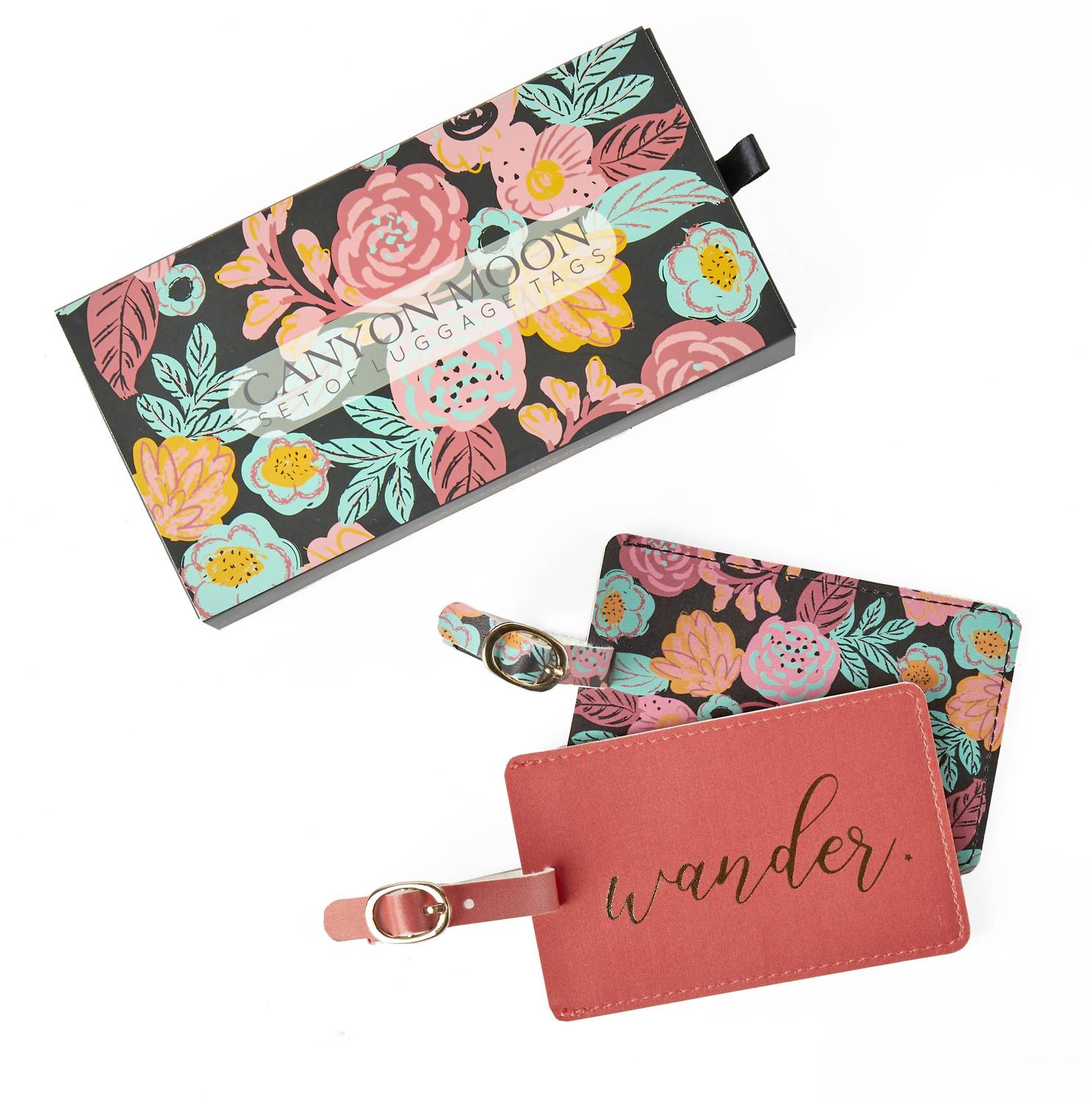 Luggage Tag Set In White