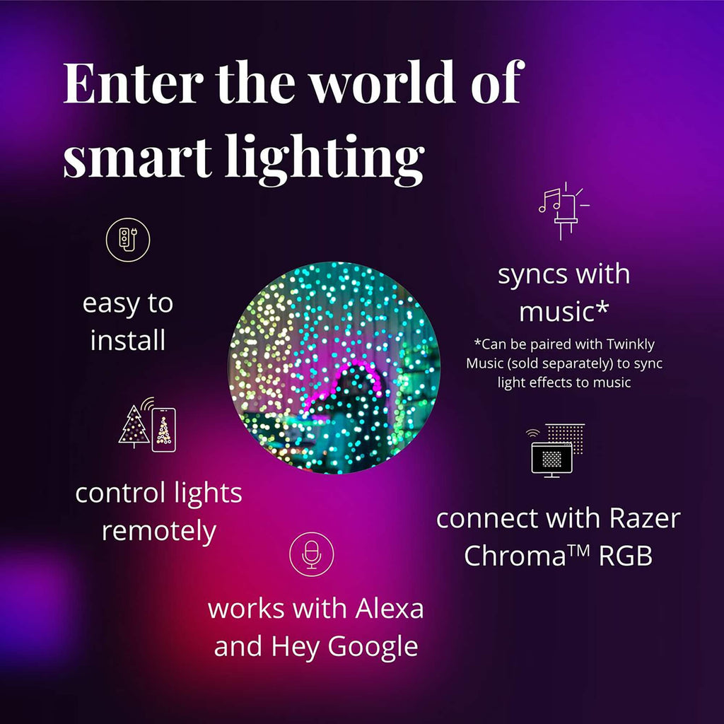 Twinkly - Smart Light Curtain 210 RGB + LED Generation II - Multi